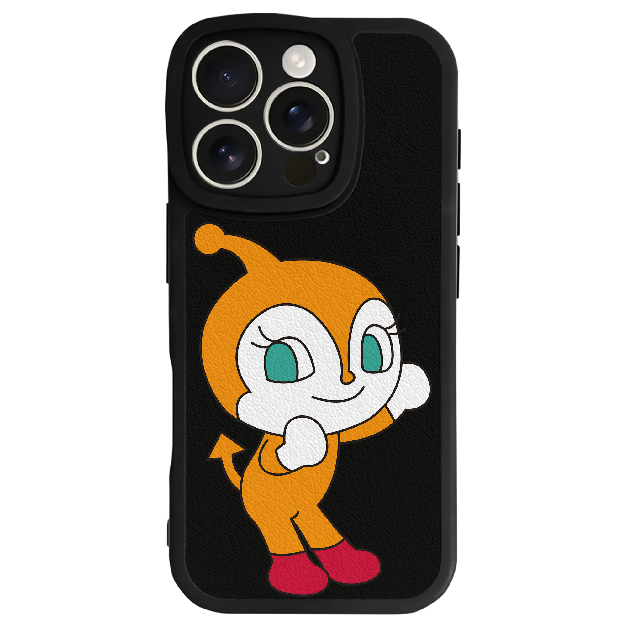 （画像用） アンパンマン Anpanman 【iPhone 16シリーズ対応】シリコンスマホケース（レザー調） 材質：シリコン